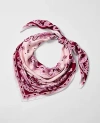 Ann Taylor Silk Scarf In Purple