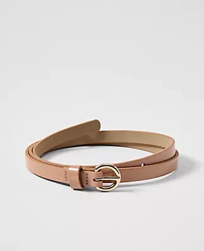 Ann Taylor Skinny Patent Leather Belt