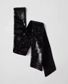 Ann Taylor Skinny Sequin Scarf In Black