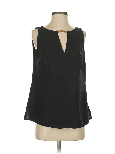 Pre-owned Ann Taylor Sleeveless Blouse In Black