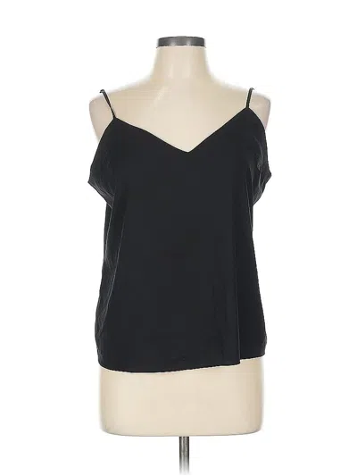 Pre-owned Ann Taylor Sleeveless Blouse In Black