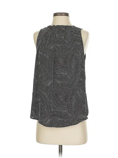 Pre-owned Ann Taylor Sleeveless Blouse In Black
