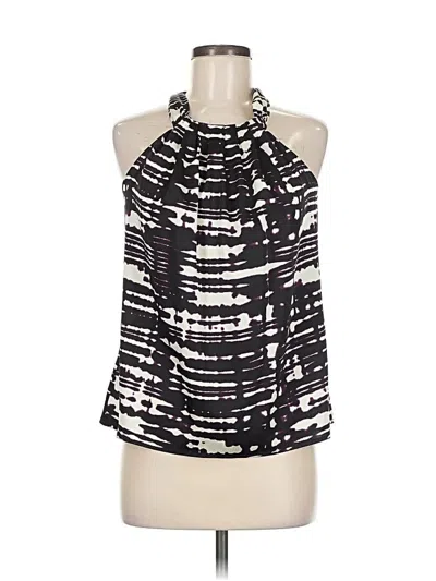Pre-owned Ann Taylor Sleeveless Blouse In Black