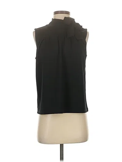 Pre-owned Ann Taylor Sleeveless Blouse In Black