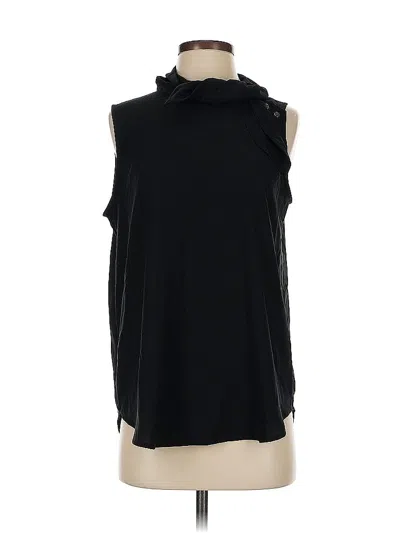 Pre-owned Ann Taylor Sleeveless Blouse In Black