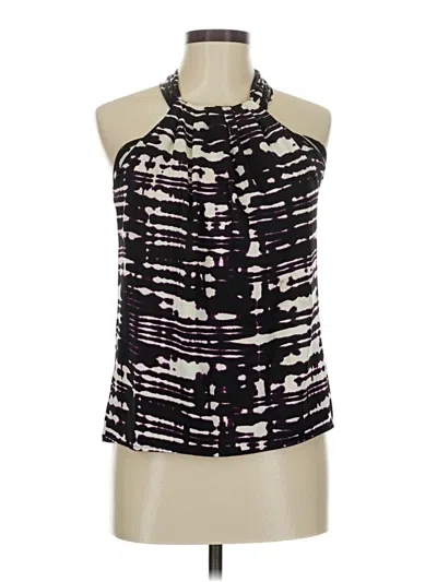 Pre-owned Ann Taylor Sleeveless Blouse In Black