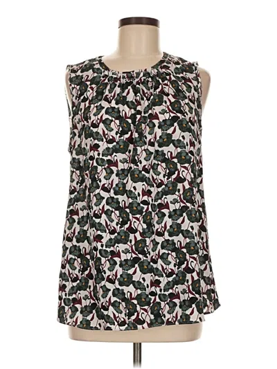 Pre-owned Ann Taylor Sleeveless Blouse In Black