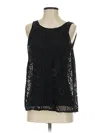 Ann Taylor Sleeveless Blouse In Black