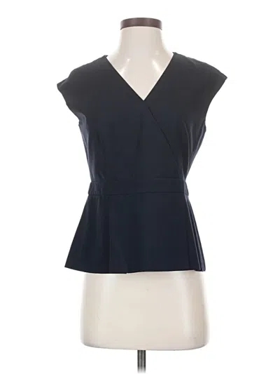 Pre-owned Ann Taylor Sleeveless Blouse In Black
