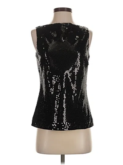 Pre-owned Ann Taylor Sleeveless Blouse In Black