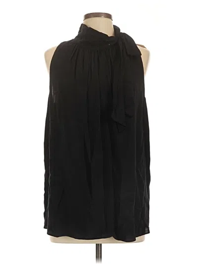 Ann Taylor Sleeveless Blouse In Black
