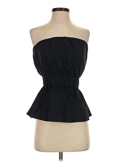 Ann Taylor Sleeveless Blouse In Black