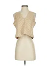 Ann Taylor Sleeveless Blouse In Gold