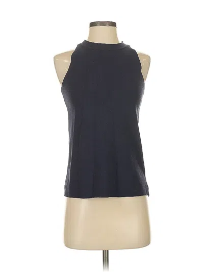 Pre-owned Ann Taylor Sleeveless Blouse In Gray