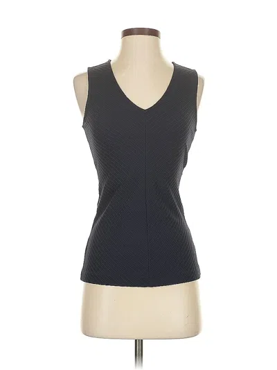 Pre-owned Ann Taylor Sleeveless Blouse In Gray