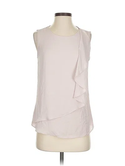Pre-owned Ann Taylor Sleeveless Blouse In Pink