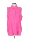 Ann Taylor Sleeveless Blouse In Pink