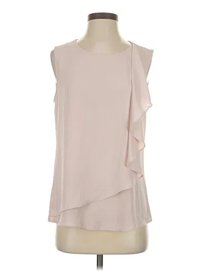 Pre-owned Ann Taylor Sleeveless Blouse In Pink