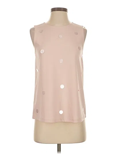 Pre-owned Ann Taylor Sleeveless Blouse In Pink