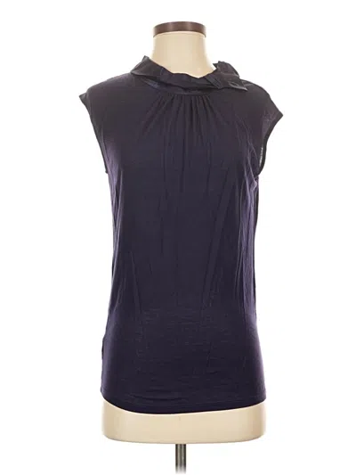Pre-owned Ann Taylor Sleeveless Blouse In Purple