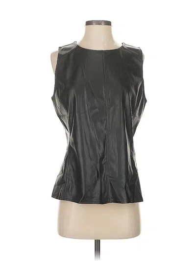 Ann Taylor Sleeveless Blouse In Silver