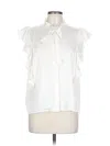 Ann Taylor Sleeveless Blouse In White