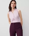 Ann Taylor Sleeveless Essential Shirt In Fragrant Lilac