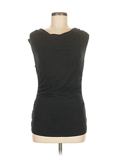 Pre-owned Ann Taylor Sleeveless T-shirt In Black