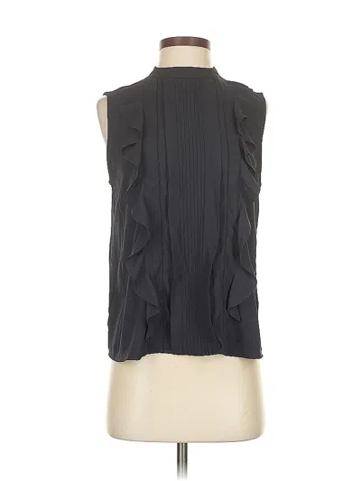 Pre-owned Ann Taylor Sleeveless T-shirt In Black