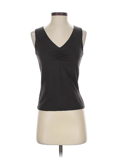 Pre-owned Ann Taylor Sleeveless T-shirt In Brown