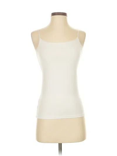 Pre-owned Ann Taylor Sleeveless T-shirt In White