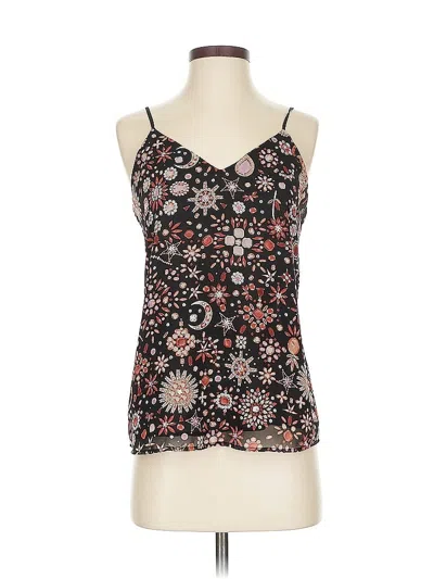 Pre-owned Ann Taylor Sleeveless Top Black Halter Neckline Tops