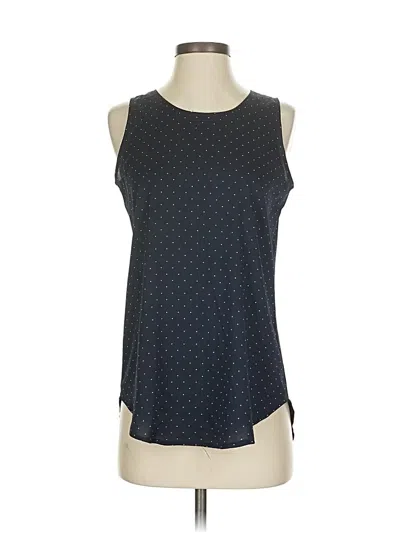 Pre-owned Ann Taylor Sleeveless Top Black Halter Neckline Tops