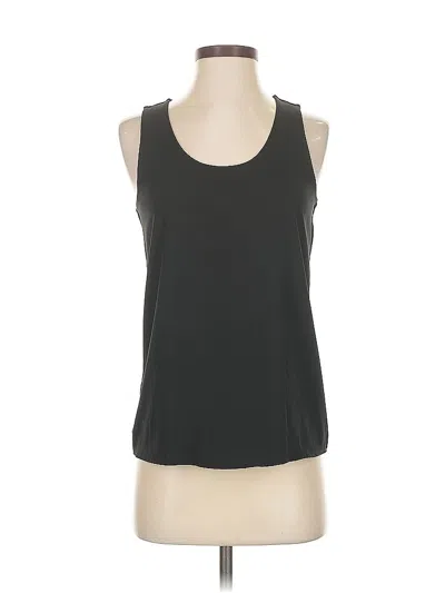 Pre-owned Ann Taylor Sleeveless Top Black Scoop Neck Tops