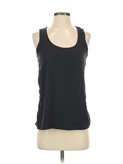 Pre-owned Ann Taylor Sleeveless Top Black Scoop Neck Tops