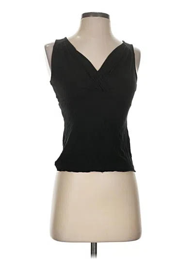 Pre-owned Ann Taylor Sleeveless Top Black Sweetheart Neckline Tops