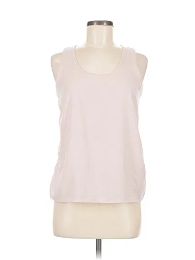 Pre-owned Ann Taylor Sleeveless Top Pink Scoop Neck Tops