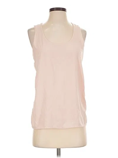 Pre-owned Ann Taylor Sleeveless Top Pink Scoop Neck Tops