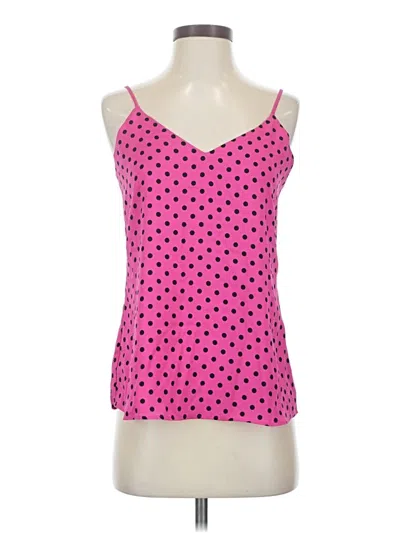 Pre-owned Ann Taylor Sleeveless Top Pink Sweetheart Neckline Tops