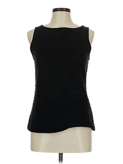 Pre-owned Ann Taylor Sleeveless T-shirt In Black