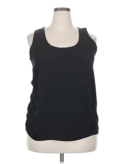 Pre-owned Ann Taylor Sleeveless T-shirt In Black