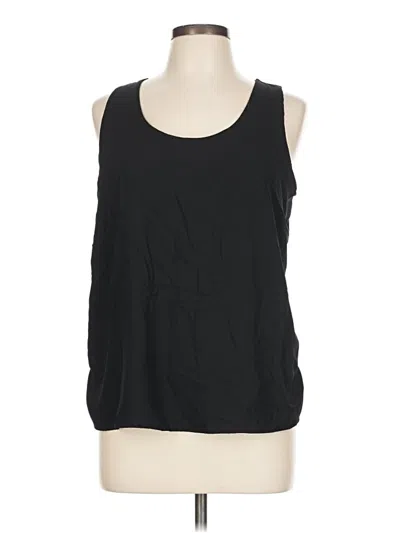 Pre-owned Ann Taylor Sleeveless T-shirt In Black