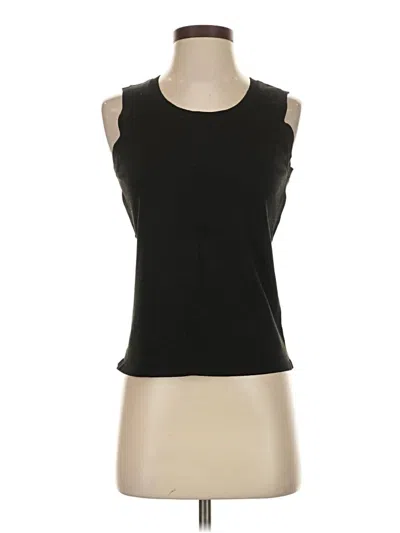 Pre-owned Ann Taylor Sleeveless T-shirt In Black