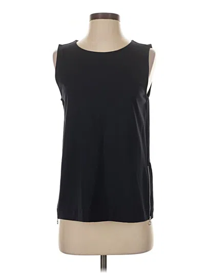 Pre-owned Ann Taylor Sleeveless T-shirt In Black