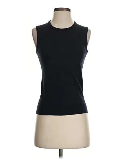 Pre-owned Ann Taylor Sleeveless T-shirt In Black