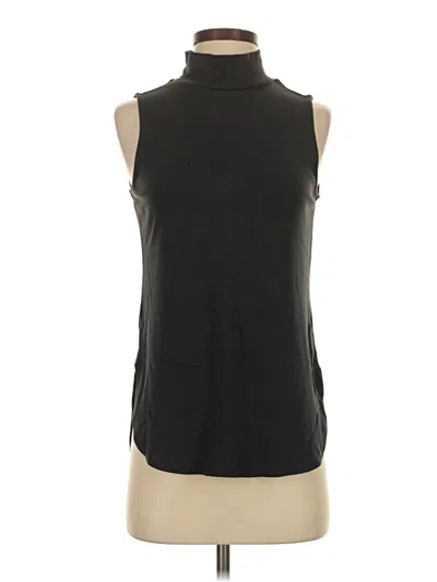Pre-owned Ann Taylor Sleeveless T-shirt In Black