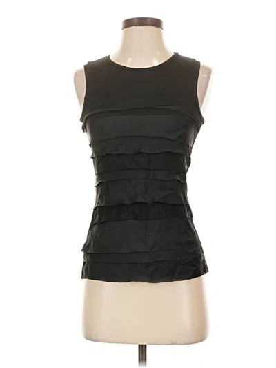 Pre-owned Ann Taylor Sleeveless T-shirt In Black