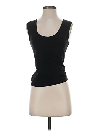 Pre-owned Ann Taylor Sleeveless T-shirt In Black
