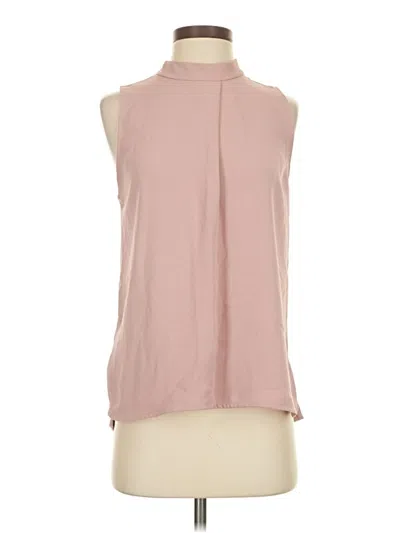 Pre-owned Ann Taylor Sleeveless T-shirt In Brown