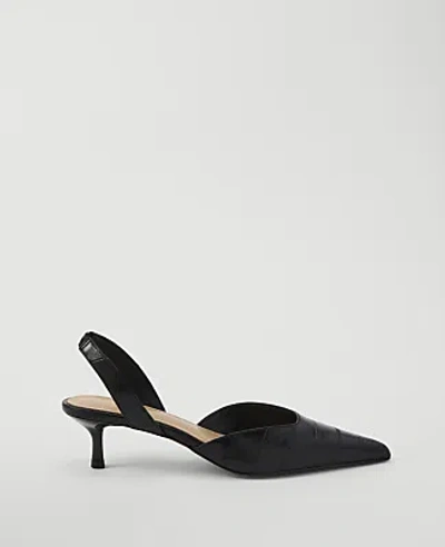 Ann Taylor Slingback Pump In Black